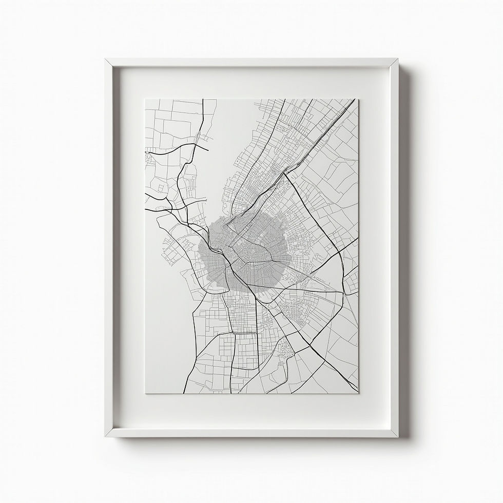 Minimalist City Grid