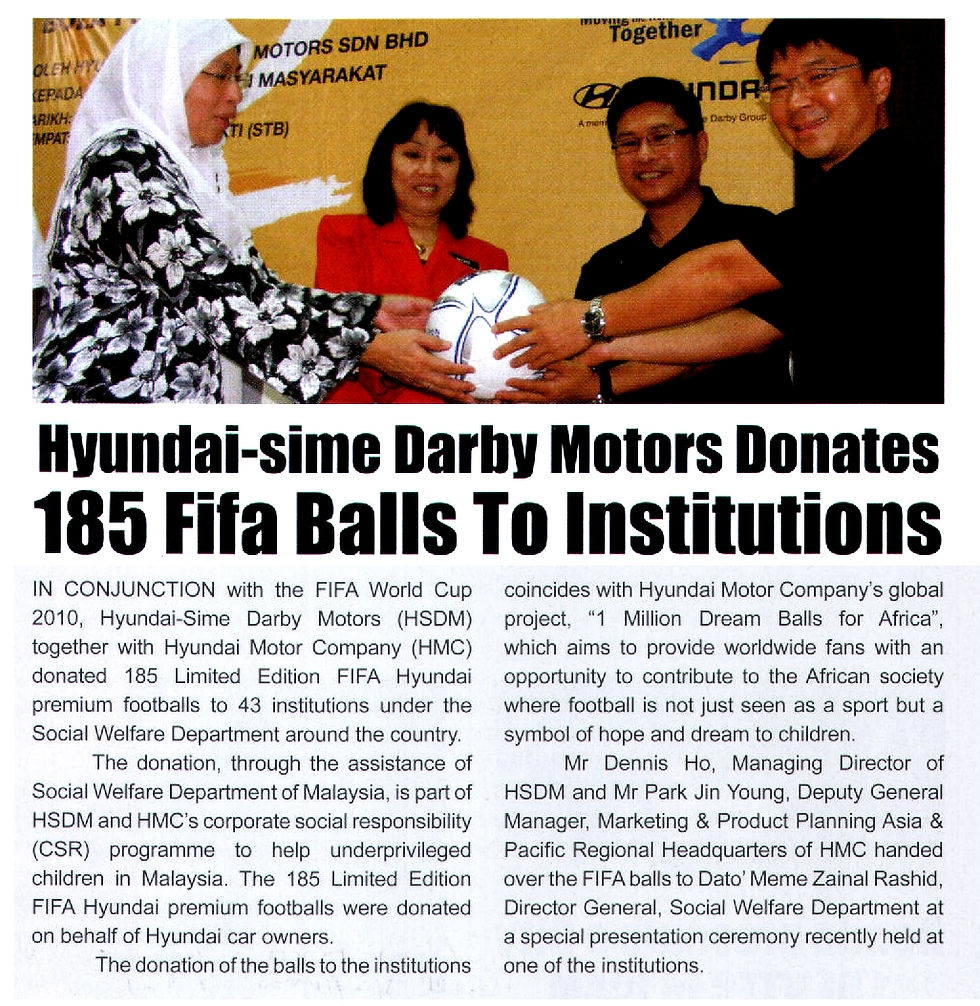 FIFA BALL DONATION