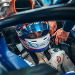 Logan Sargeant getting race-ready in the number two Williams