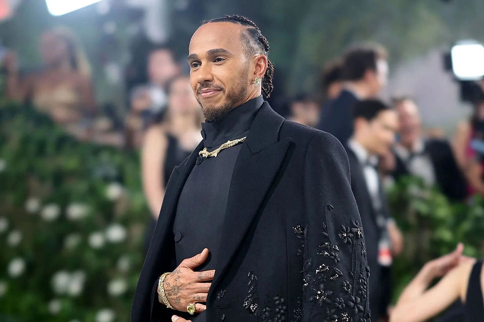 Hamilton’s 2024 Met Gala look was a fan favorite, with the driver following the theme and straying from a typical tuxedo. Courtesy of Sportskeeda.com.