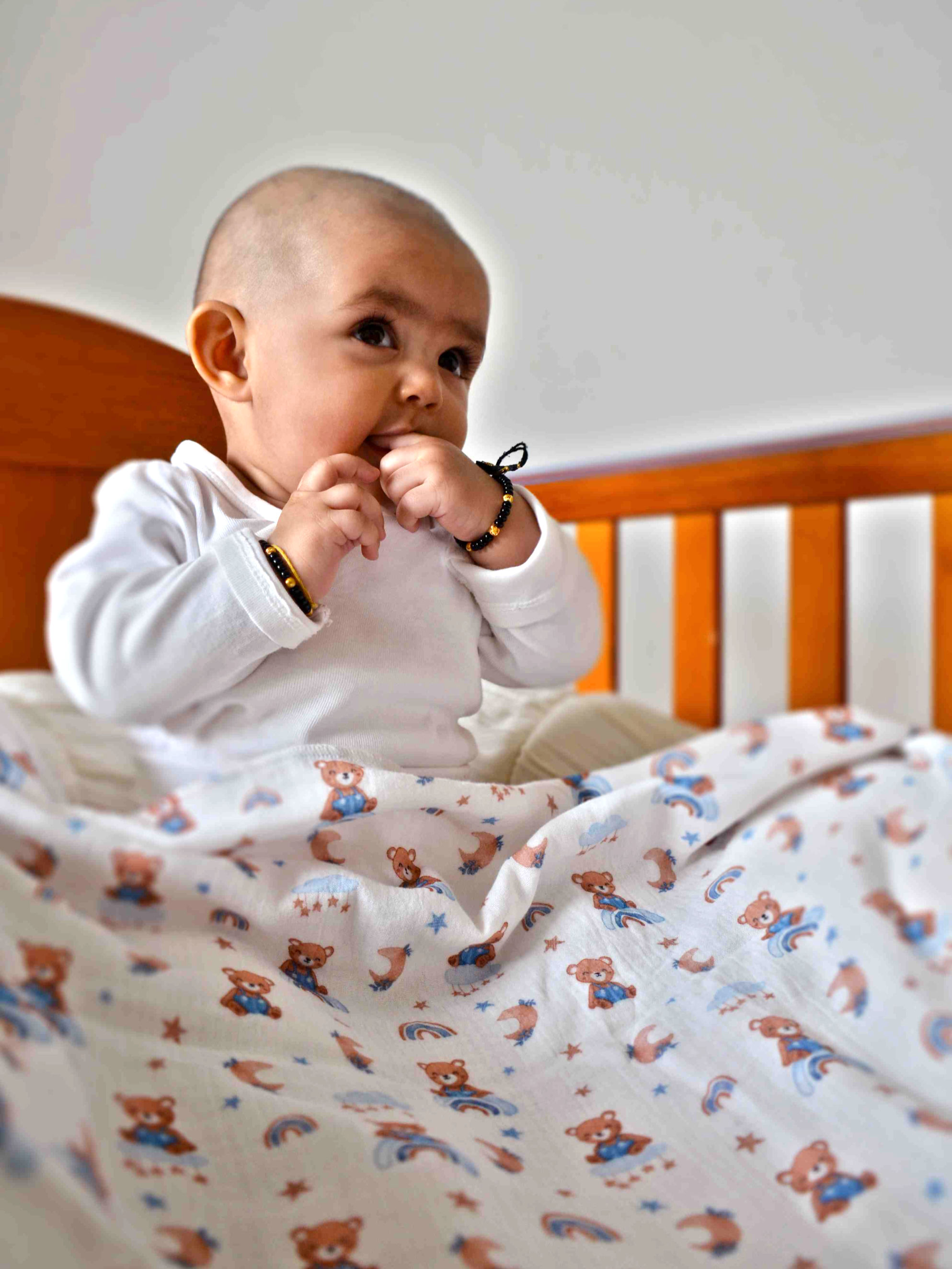 Ted on a Rainbow | Swaddle Set