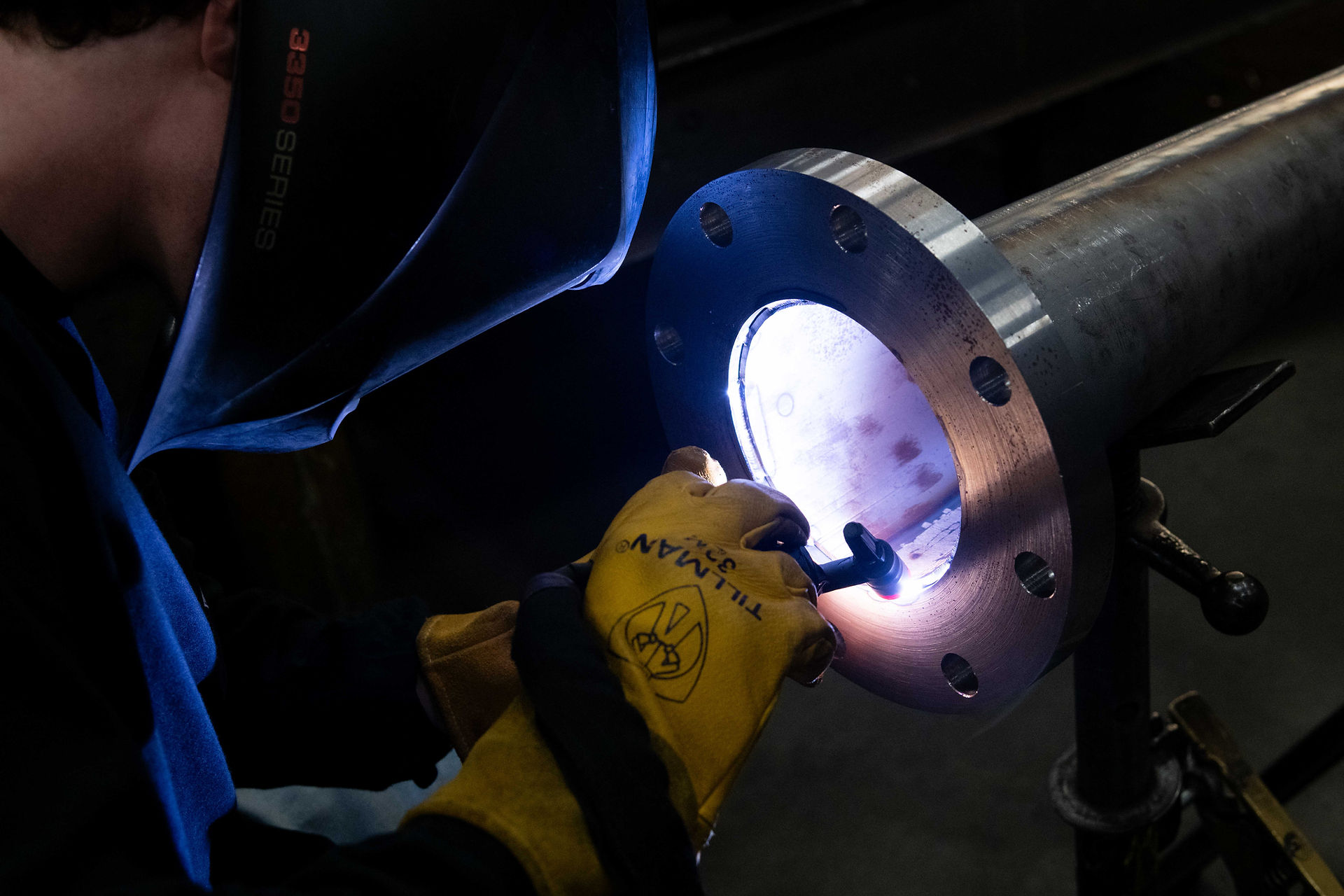 Commercial Photographers Charlotte NC. Photos of professional Metal Fabrication Business.