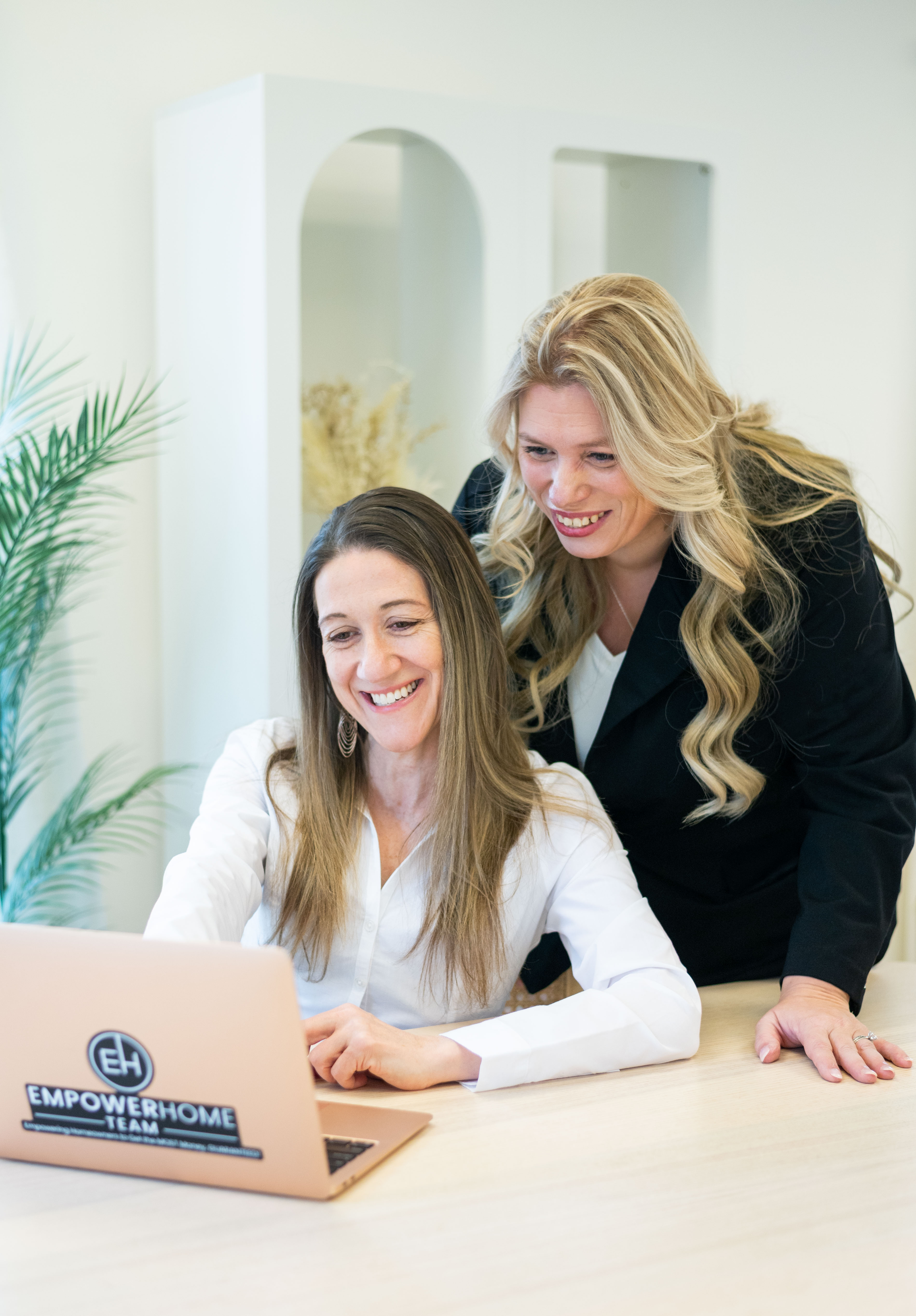 Personal branding photo of realtor team in Charlotte, NC.