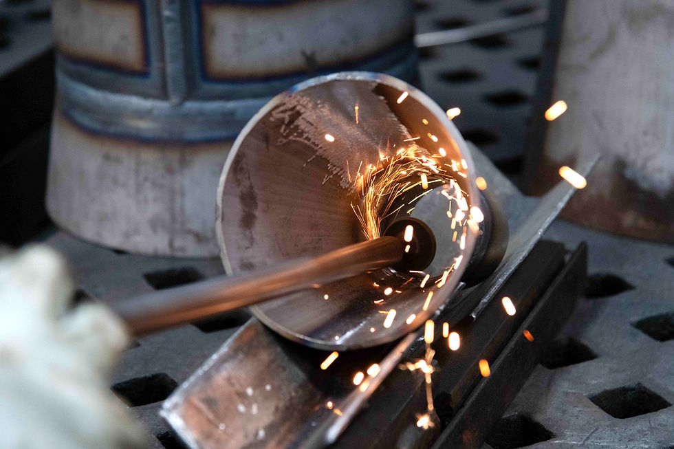 Commercial Photographers Charlotte NC. Photos of Metal Fabrication Business.