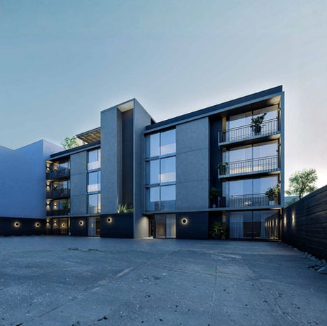 Imagen render de fachada de Solea Residencial