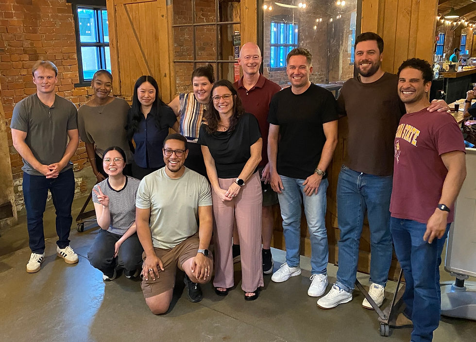 McClelland Lab Reunion 2026 (from left to right: Aaron, Zainab, Emily, Vicky, Sully, Cayleigh, Jac, Grant, Paul, Taylor, Derek