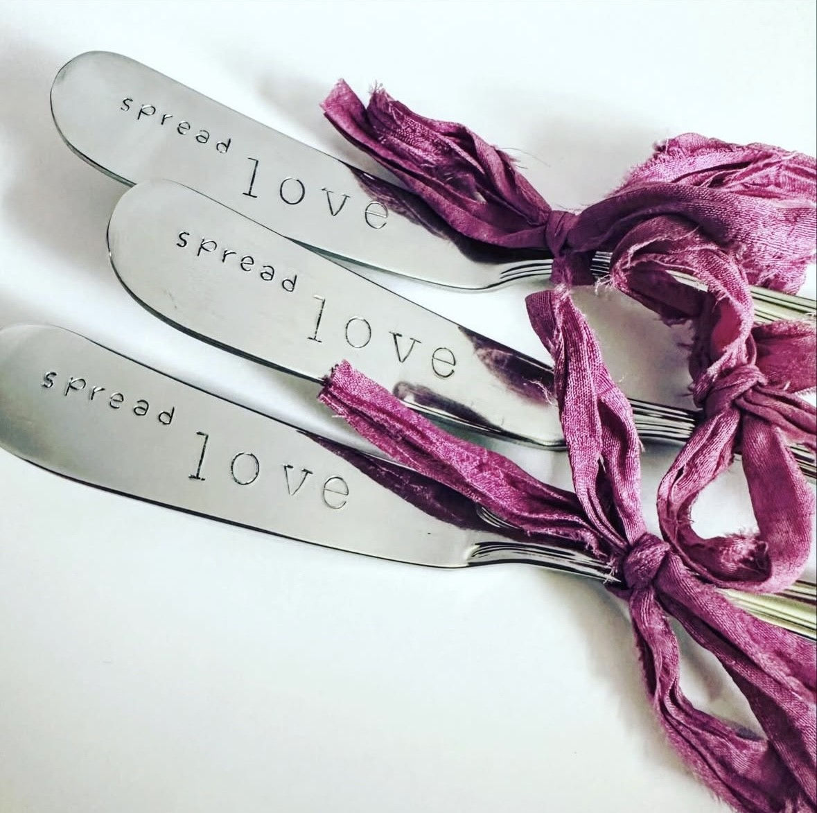 Hand Stamped Cheese Spreader: Personalized Silverware, Custom Hostess Gift