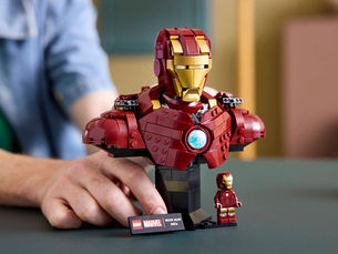 LEGO Iron Man胸像︰好玩但中咗面目全非腳