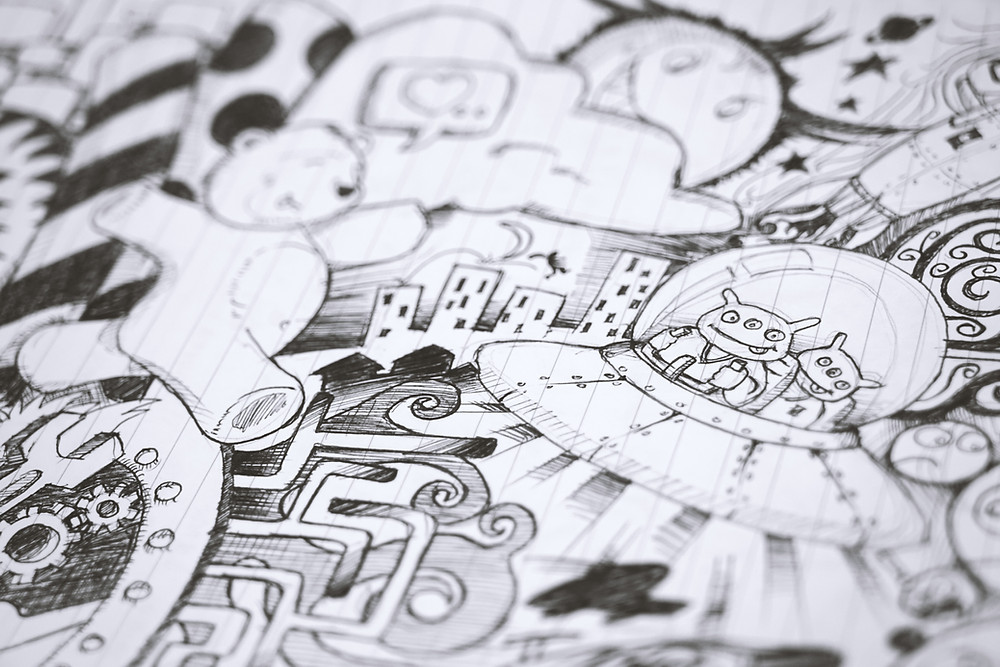Zeichnen Illustration Kommunikationsdesign Studium