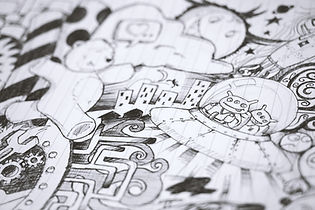 Ilustración blanco y negro