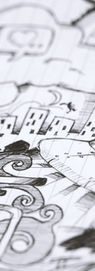 Black and White Illustration