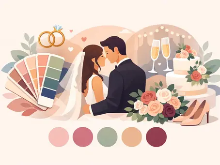 12 Best Romantic Wedding Color Palettes