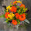 Miniature : Bouquet rond jaune orange 