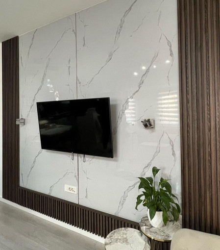 Panneaux mélaminés décorés faux marbre