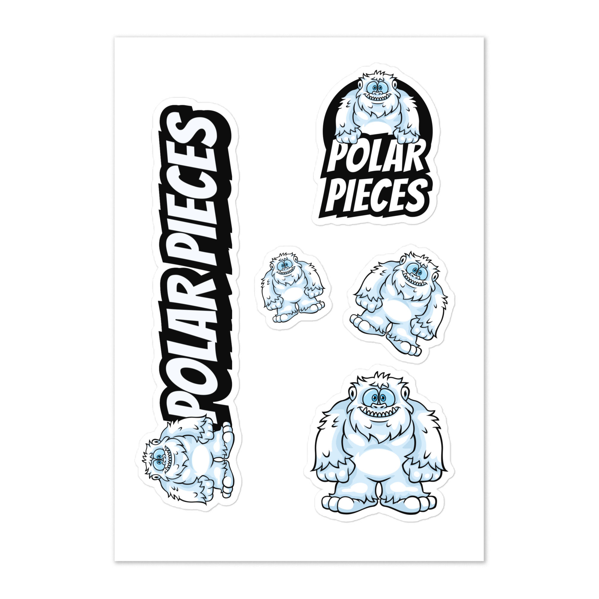 Polar Pieces Sticker sheet