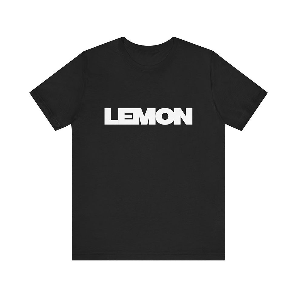 LEMON Unisex Jersey Short Sleeve Tee