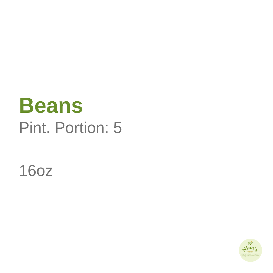 Beans. Pint.