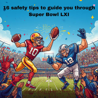 16 Safety Tips For Super Bowl  LXI