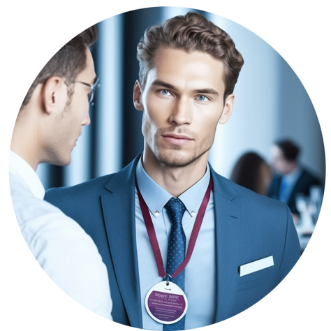 Les badges personnalisés sont importants pour faciliter les contacts entre les participants