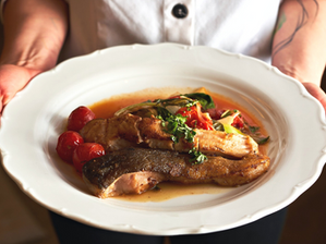 Filet kapra s vůní citronu podle Rybí zahrady