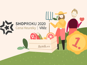 Vyhráli jsme Cenu Heureky v soutěži ShopRoku 2020!