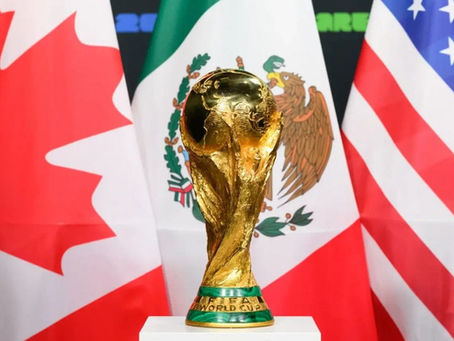 Jogos da Copa do Mundo vão transitar entre EUA, Canadá e México