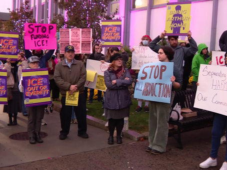Manifestantes pendem o retorno de brasileiro para Massachusetts