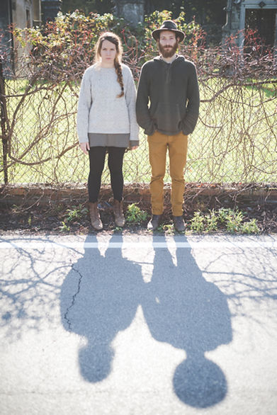 Couple Casting Shadows