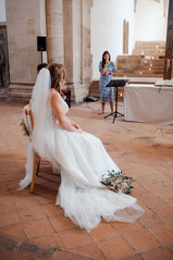 Predigt und Zeremonie in der Kirche des Klosters Lorch