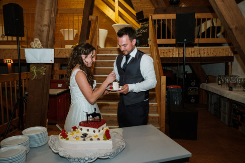 Detailaufnahme der rustikalen Location Festscheune Hermannsfeld