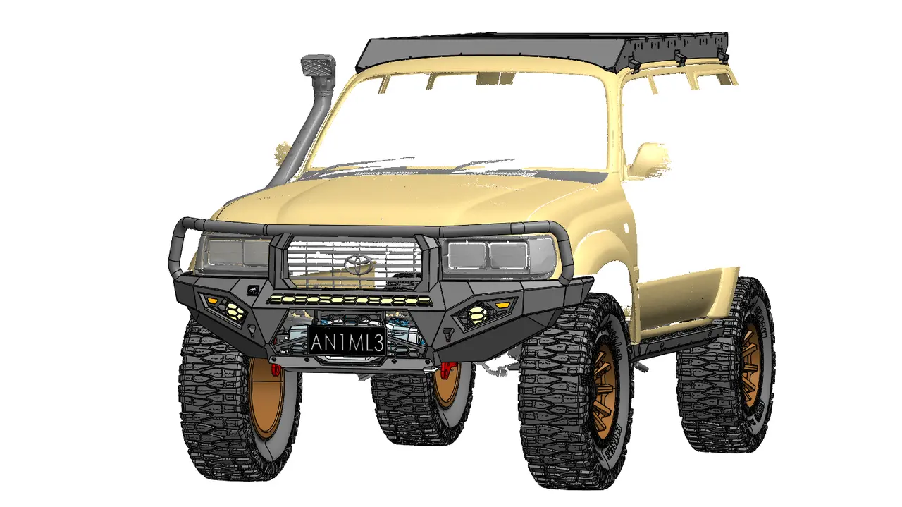 Offroad Animal - Toro bar - Toyota Land Cruiser 80 Series