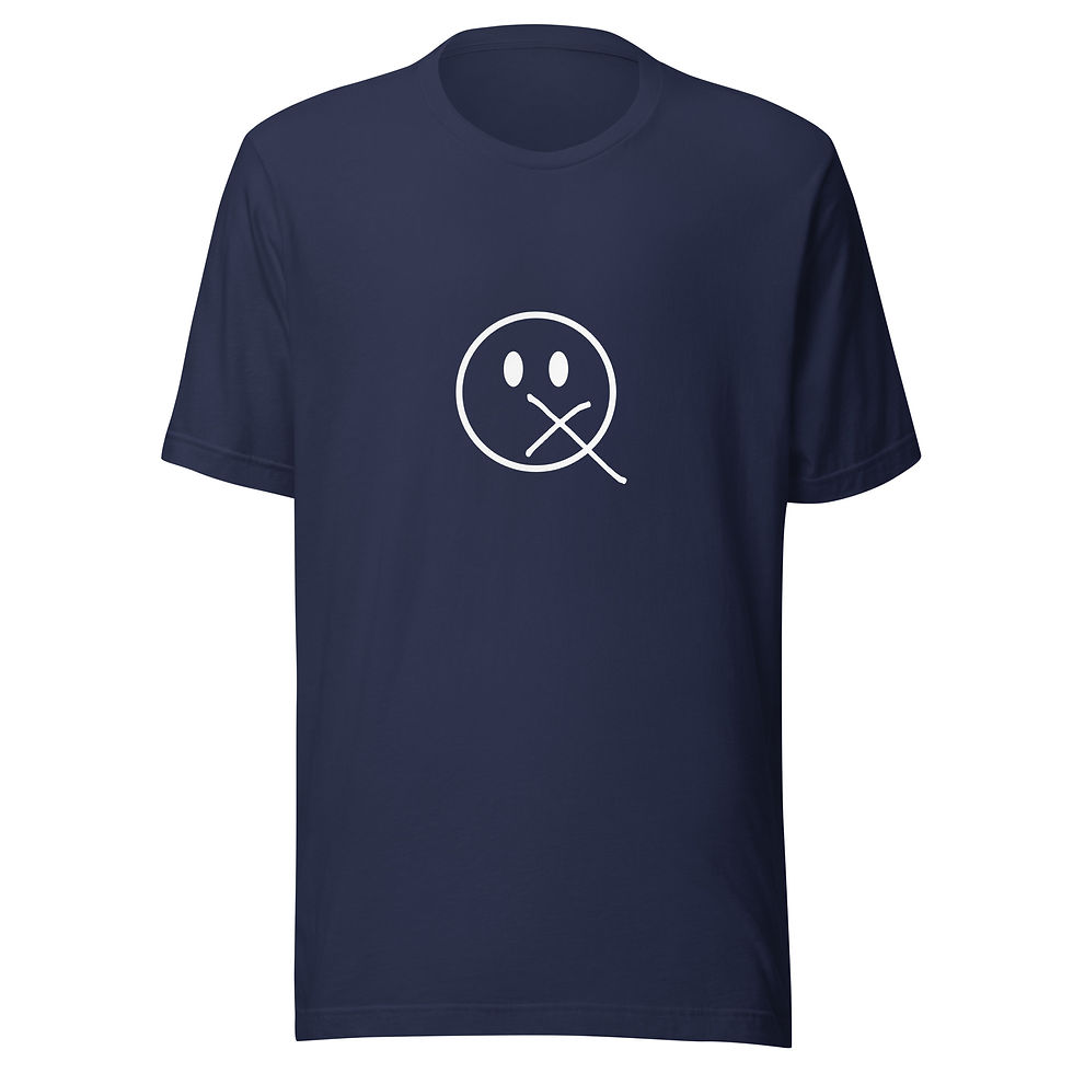 Thumbnail: Quiet T-shirt white Q logo 