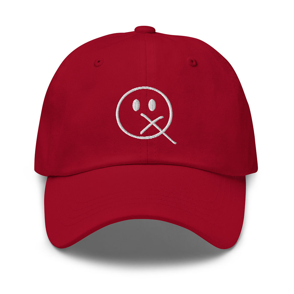 Thumbnail: Quiet Dad hat white Q logo