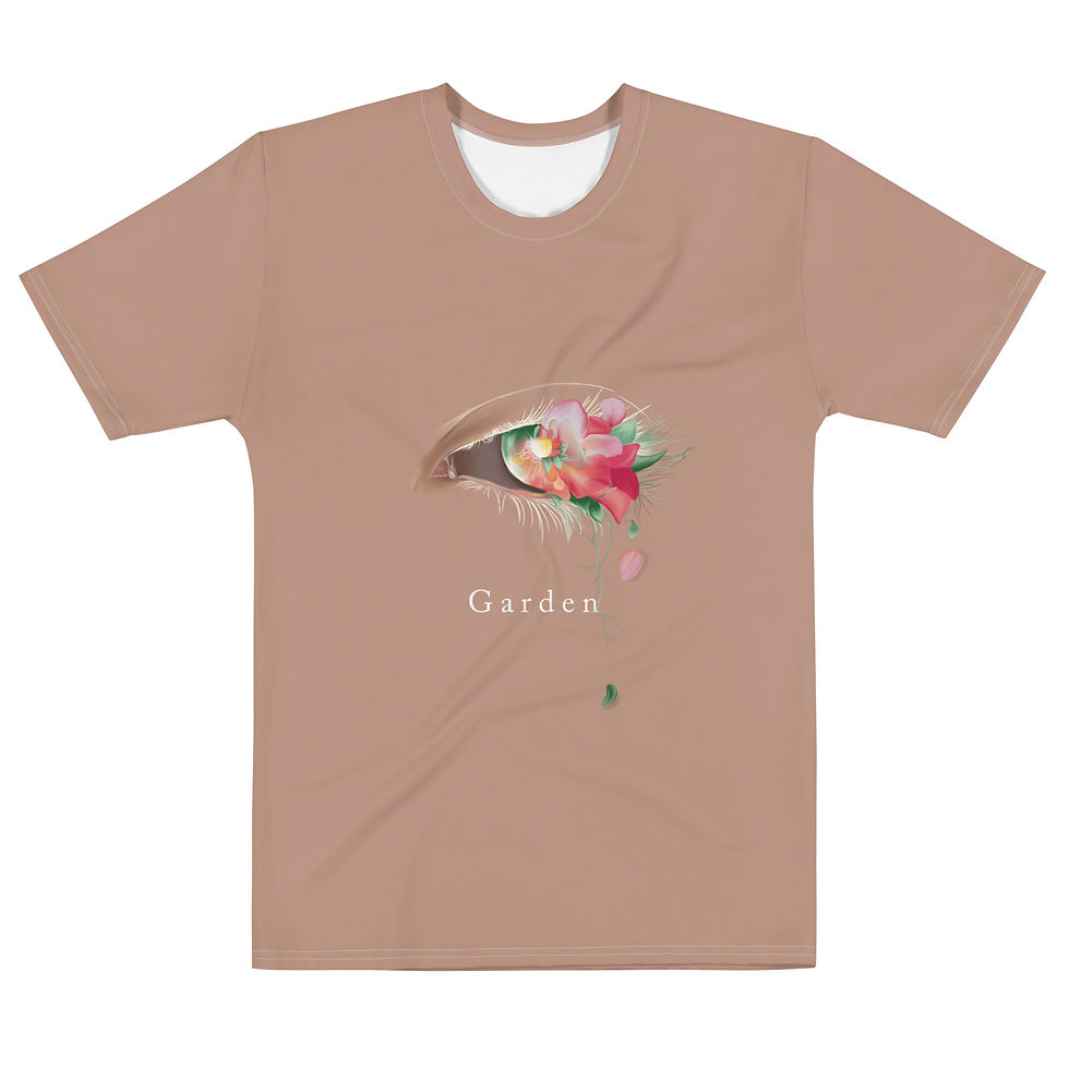 Thumbnail: Garden by Lyn Starr all over print T-shirt
