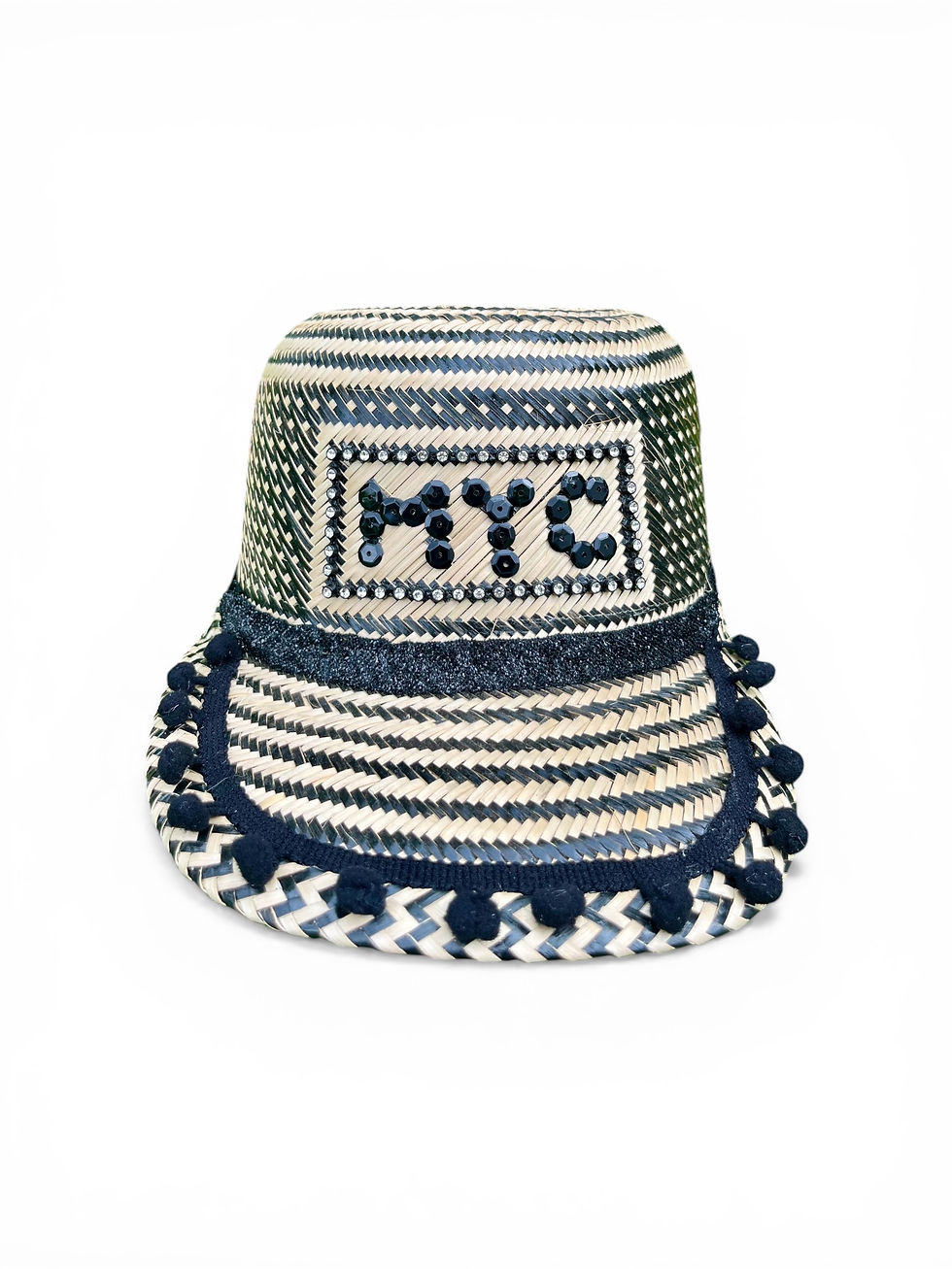 Miniatura: Cappellino Kelly in bianco e nero