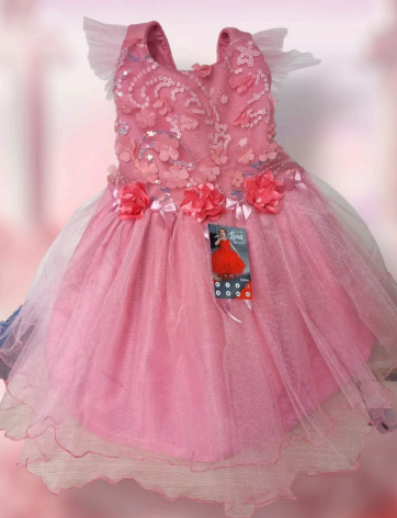 Miniatura: Vestido Infantil Combinado