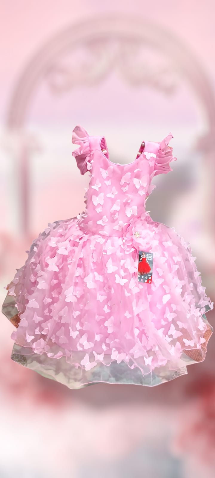 Miniatura: Vestido Infantil Mariposas