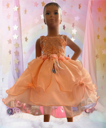 Miniatura: Vestido Infantil Combinado