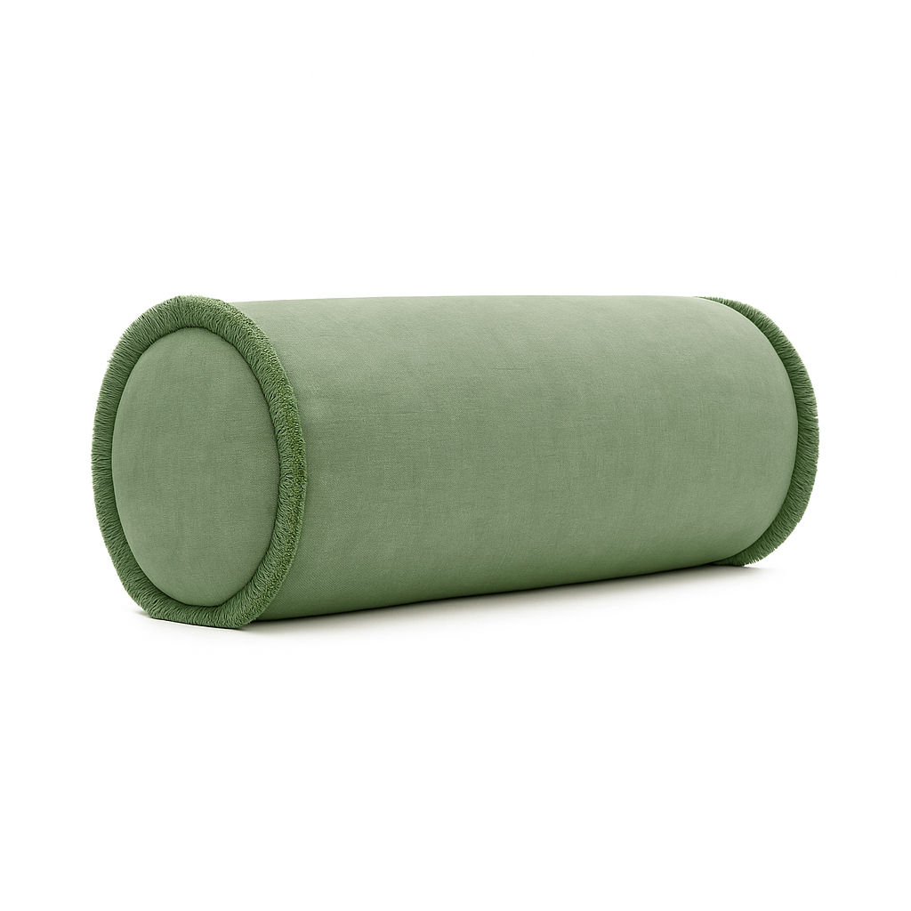 Bolster Cushion Plain Green