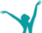 Dancewright dancer only logo