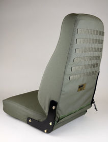Green Canvas Seat Cover For Humvee HMMWV M998 M1152 - OEM Style A2 Commander Seat
