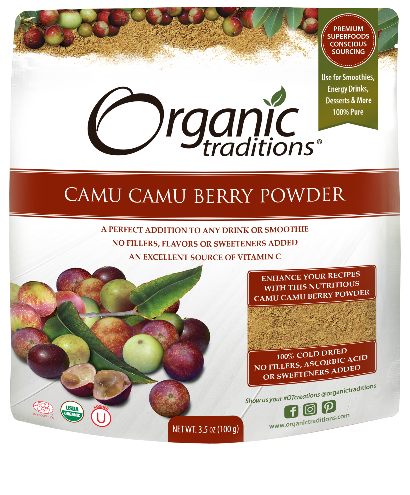 Organic Traditions Camu Camu Berry Powder