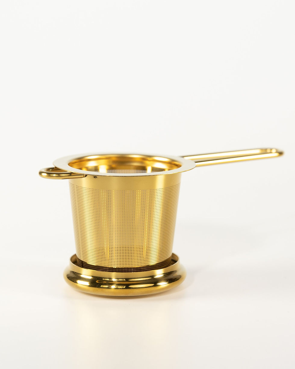 Gold Goddess Tea Strainer