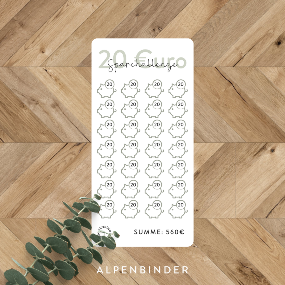 20€-Sparchallenge – A6