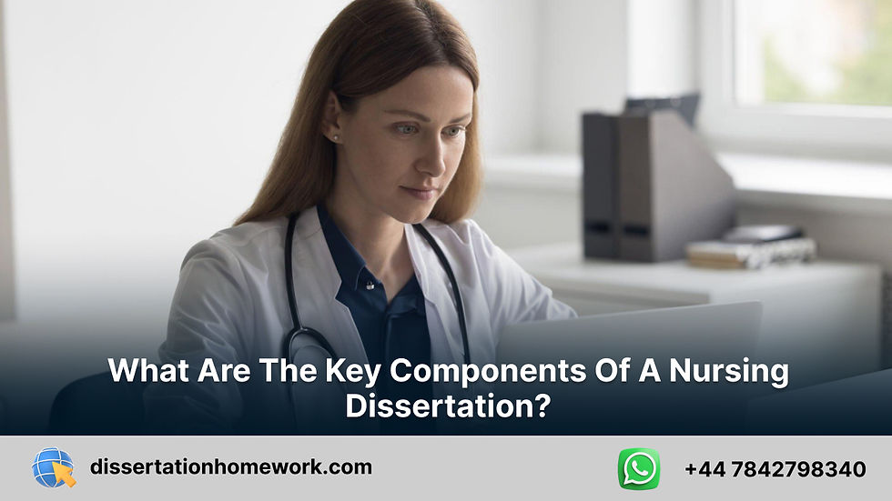 Nursing dissertation help