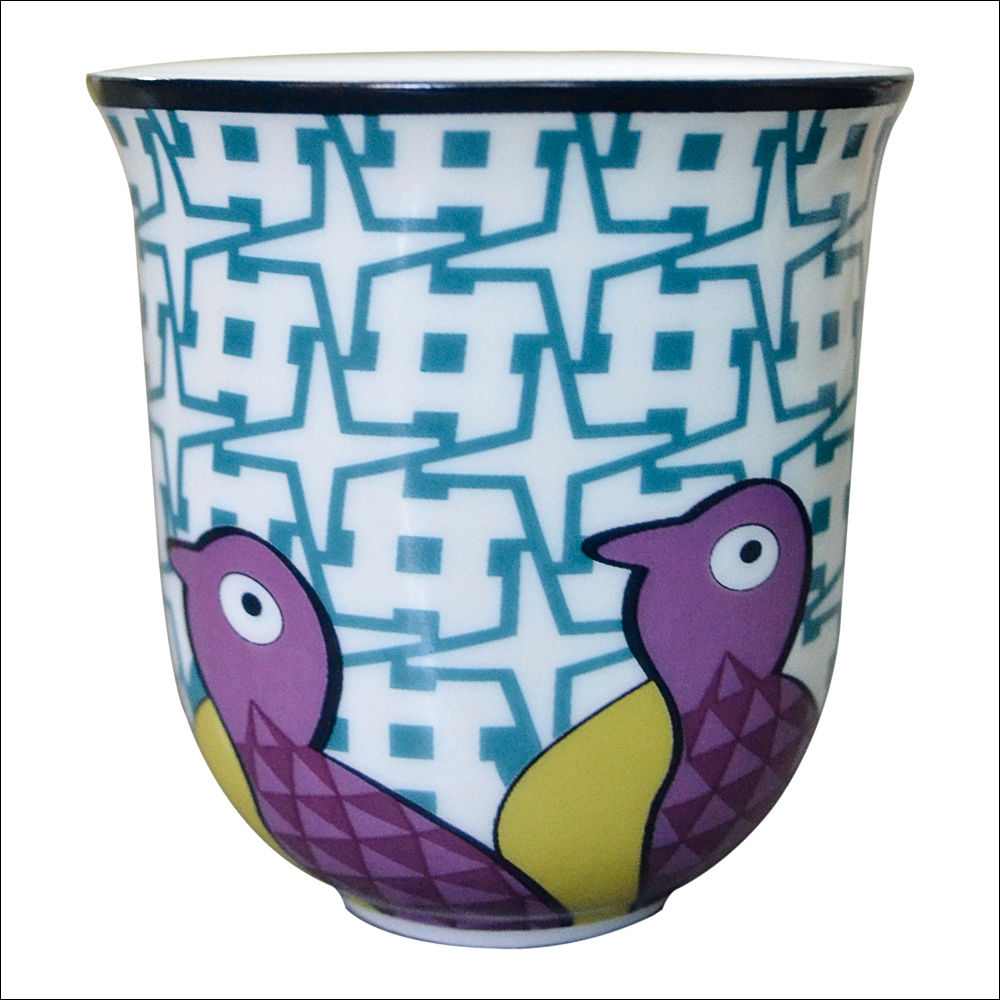 Collection BIRDS OF PARADISE d'Images d'Orient - Tasse à café ou thé 90 ml