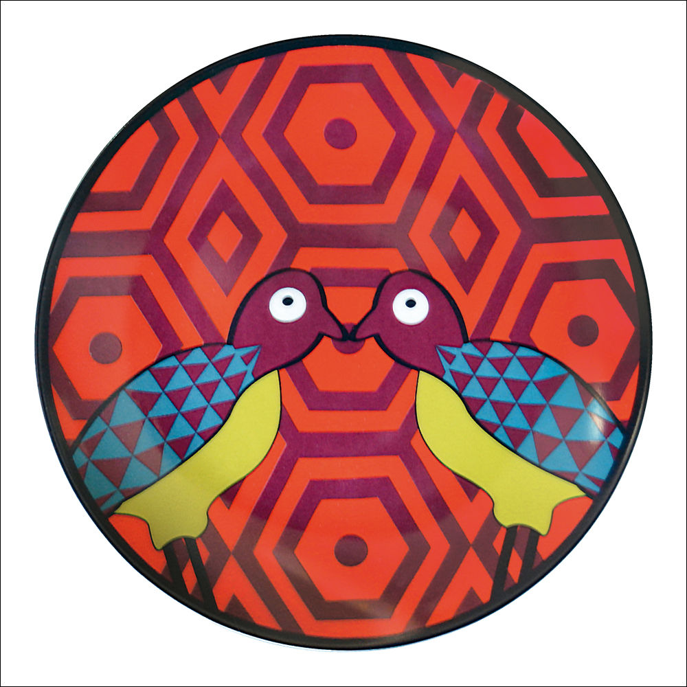 Collection BIRDS OF PARADISE d'Images d'Orient - Assiette Ø 15.25 cm