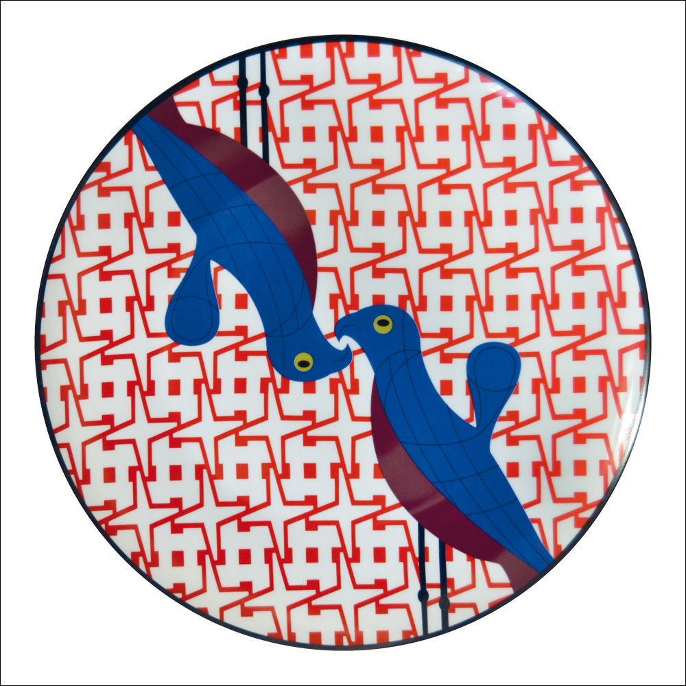 Collection BIRDS OF PARADISE d'Images d'Orient - Plat de service