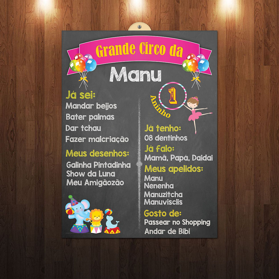 Miniatura: Chalkboard MDF Personalizado 41 x 45 ou 51 x 35