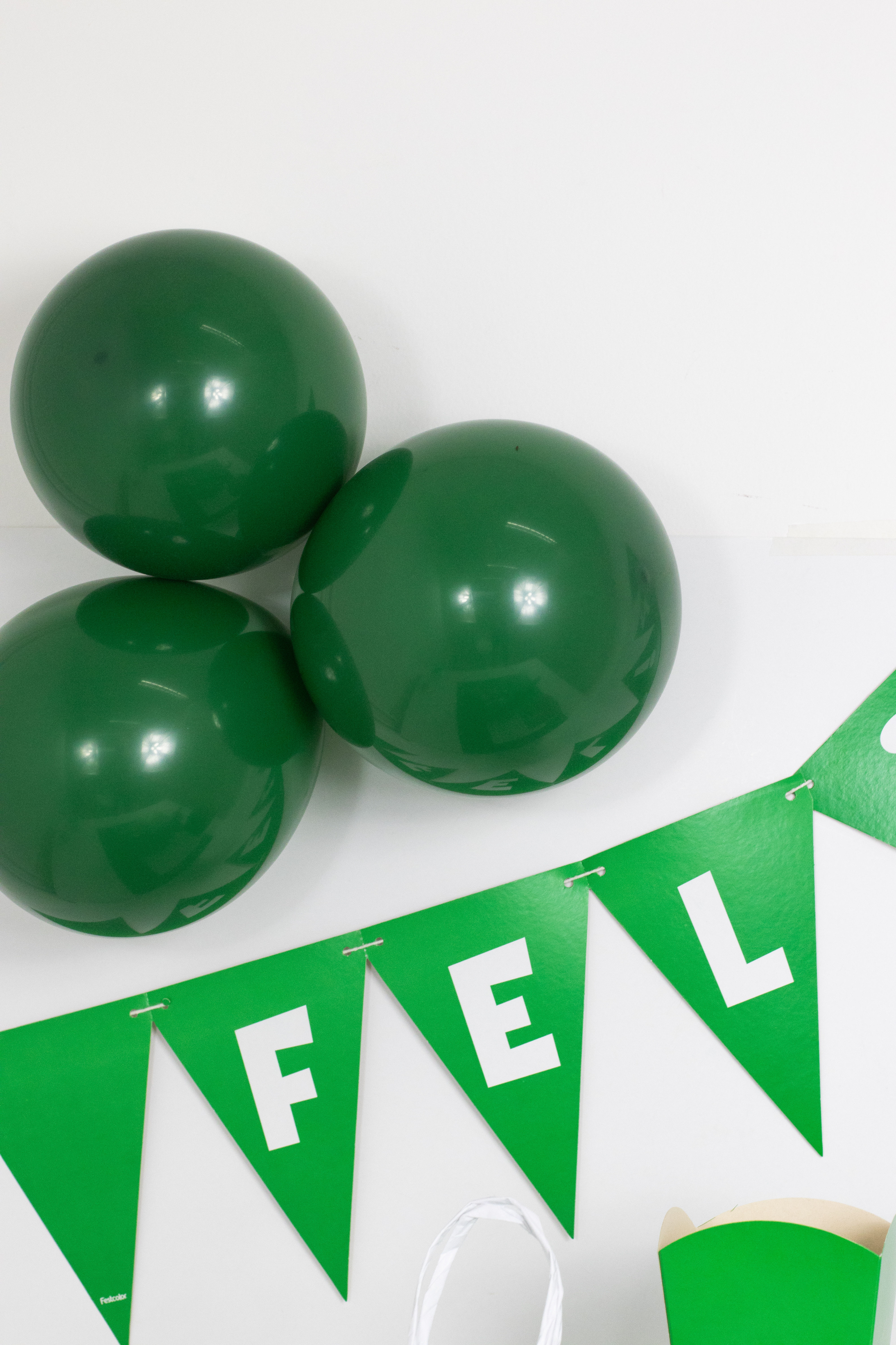 Bexiga de Festa Verde Escuro 9” Fenix Design Studio